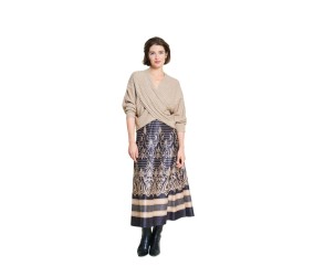 Patron Burda Easy n°5593 – Pull Cache-Cœur & Débardeur Femme Tailles 34-44 - vue 4 du modèle