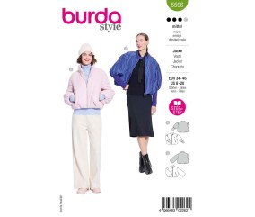 Patron Burda Style n°5596 – Veste Courte Femme Tailles 34-46 - pochette du patron, recto