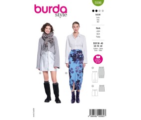 Patron Burda Style n°5598 – Jupe Fendue Femme Tailles 36-48 - pochette du patron, recto