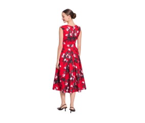 Patron Burda Style n°5618 – Robe à Plis Creux Femme Tailles 34-46 - vue 1 du modèle