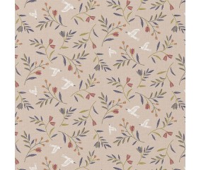Tissu coton impression numérique oiseaux