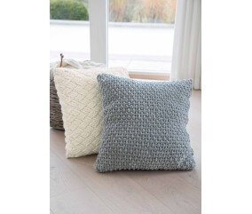 E-MODELE - 2 HOUSSES DE COUSSIN AU CROCHET FUNNY UNI - GRÜNDL