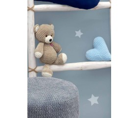E-MODELE - OURSON ET CŒUR AU CROCHET FUNNY UNI - GRÜNDL