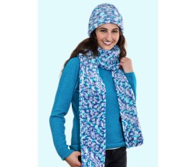 E-MODELE - ÉCHARPE ET BONNET LISA PREMIUM COLOR - GRÜNDL