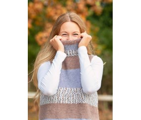 E-MODELE FEMME - PULL SANS MANCHES LOLLY POP - GRÜNDL