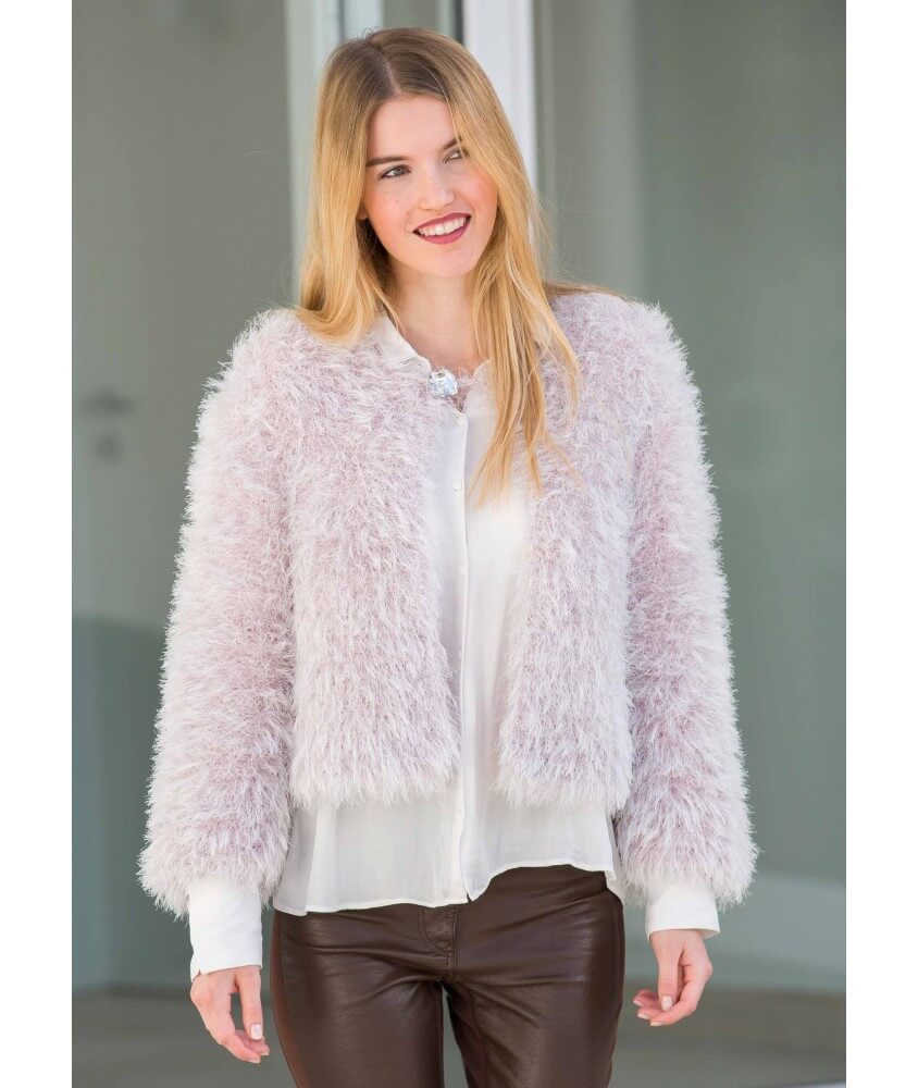 E-MODELE FEMME - VESTE EN FAUSSE FOURRURE ARKTIS - GRÜNDL
