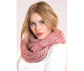 E-MODELE - SNOOD EN POINT AJOURÉ AMORE - GRÜNDL