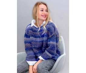 E-MODELE FEMME - PULL OVERSIZE AMORE - GRÜNDL