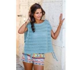 E-MODELE FEMME - PONCHO ECO COTTON - GRÜNDL