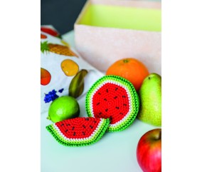 E-MODELE - PASTÈQUE AU CROCHET COTTON QUICK UNI - GRÜNDL