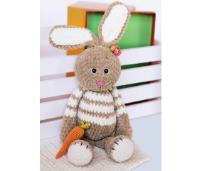 E-MODELE - JEANNOT LAPIN AU CROCHET FUNNY UNI - GRÜNDL
