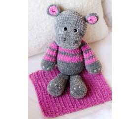 E-MODELE - NELLY L’HIPPOPOTAME AU CROCHET FUNNY UNI - GRÜNDL