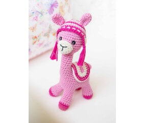 E-MODELE - LYDIA LE LAMA AU CROCHET COTTON QUICK UNI - GRÜNDL
