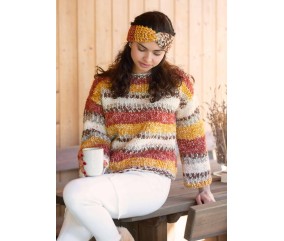 E-MODELE FEMME - ONE WEEKEND SWEATER NORDIC CHUNKY - GRÜNDL