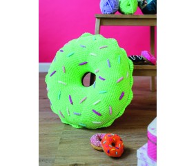 E-MODELE - COUSSIN DONUT AU CROCHET FUNNY UNI - GRÜNDL