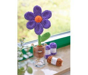 E-MODELE - FLEUR AVEC SON BULBE AU CROCHET FUNNY MINI - GRÜNDL