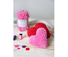 E-MODELE - PETITS COEURS AU CROCHET FUNNY MINI - GRÜNDL