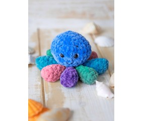 E-MODELE - PETITE PIEUVRE AU CROCHET FUNNY MINI - GRÜNDL