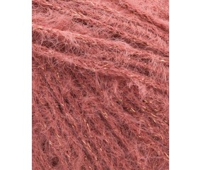 Fil Phil Romance Lurex Rosewood - détail des reflets lurex