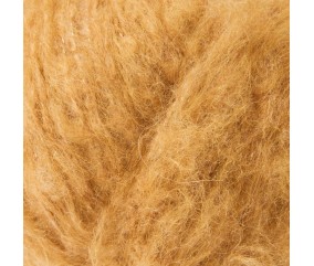 Laine Rico Design Luxury Baby Alpaca Cashmere Silk coloris 03 Caramel - pelote sur fond blanc
