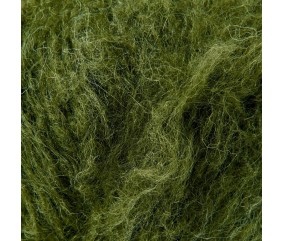 Laine Rico Design Luxury Baby Alpaca Cashmere Silk coloris 05 Olive - pelote sur fond blanc