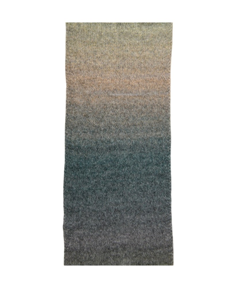 Laine Rico Design Fashion Merino Alpaca Fusion chunky coloris 05 Prairie Fraîche - pelote sur fond blanc