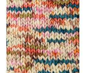 Grosse laine Rico Design Fashion Tinted Merino coloris 01 Automne - pelote sur fond blanc