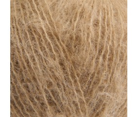Laine Rico Design Luxury Alpaca Cotton Fusion coloris 10 Camel - pelote sur fond blanc
