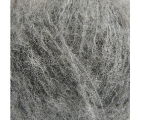 Laine Rico Design Luxury Alpaca Cotton Fusion coloris 12 Gris - pelote sur fond blanc