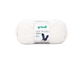 Pelote de laine à chaussettes HOT SOCKS GLITTER - 100 g - Gründl