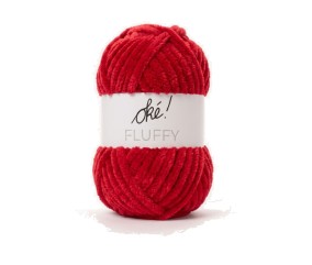 Pelote de fil chenille FLUFFY 100 g - Oké ! - fil velours ultra doux