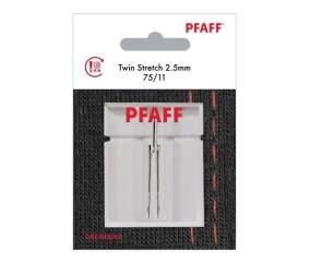 Aiguille Pfaff Double stretch 2.5 x 1 aiguille 82 - 821204096