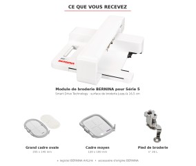 Module de broderie pour Série 5 - Bernina - Éveillez votre Créativité - Blanc - vue 5