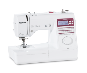 Machine à coudre Brother Innov-is A50 - vue de trois quarts sur fond blanc