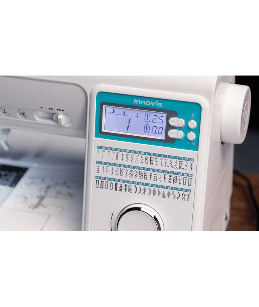 Écran LCD et panneau des 60 points de la Brother Innov-is A65