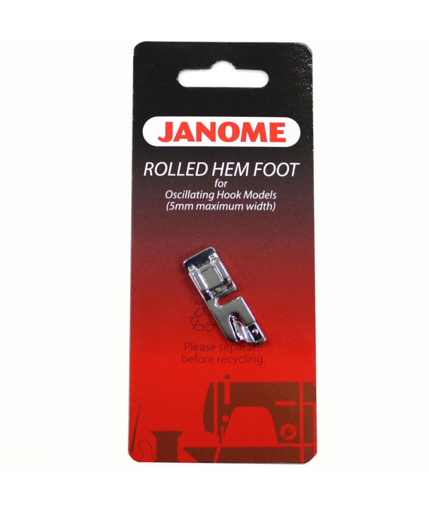 Pied ourleur Janome 200128311 - Série I attache clic