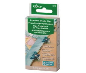 Pinces Prodige Triple Largeur - Lot de 6 - Clover