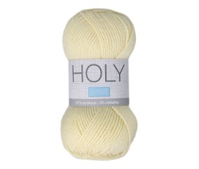 Pelote de fil à tricoter HOLY - 100 g - Brillant métallisé - 10 coloris - Trimits