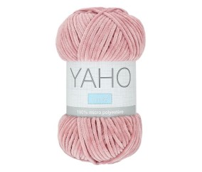 Pelote de fil chenille YAHO - 100 g - 150 m - Effet velours - 10 coloris - Trimits