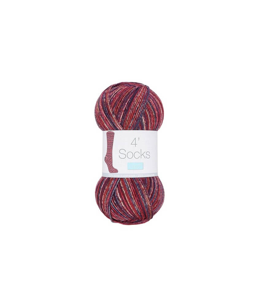 Pelote de laine à chaussettes 4 SOCKS - 100 g - 420 m - Superwash - 11 coloris - Trimits
