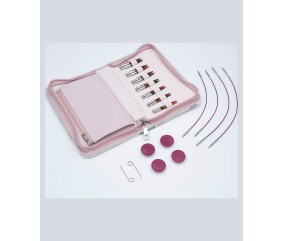 Kit d'aiguilles circulaires interchangeables Symfonie 2 Mini 5 cm - 7 tailles - KnitPro