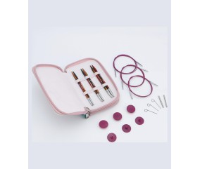 Kit de démarrage aiguilles circulaires interchangeables Symfonie 2 13 cm - 3 tailles - KnitPro