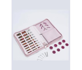 Kit Deluxe aiguilles circulaires interchangeables Symfonie 2 13 cm - 8 tailles - KnitPro