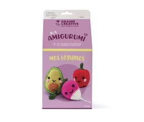 Kit Amigurumi Mes légumes -...