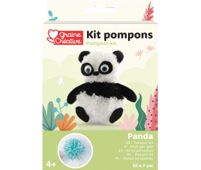Kit Pompons Mon adorable panda - Graine Créative