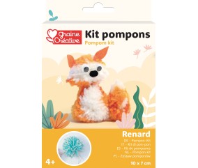 Kit Pompons Mon gentil renard - Graine Créative