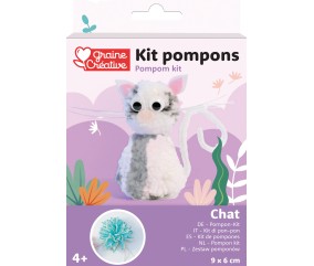Kit Pompons Mon tendre chaton - Graine Créative