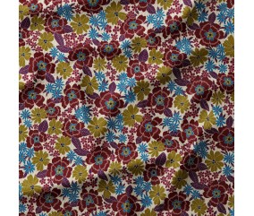 Tissu velours 1000 raies...