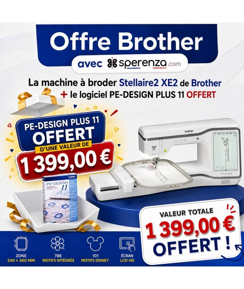Machine à Broder Stellaire 2 XE2 de Brother - Garantie 5 ans - vue principale