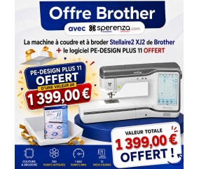 Machine à Coudre et Broder Stellaire 2 XJ2  offre cadeau logiciel offre pe design 11